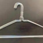 Laundry Silver Galvanized Wire Hanger